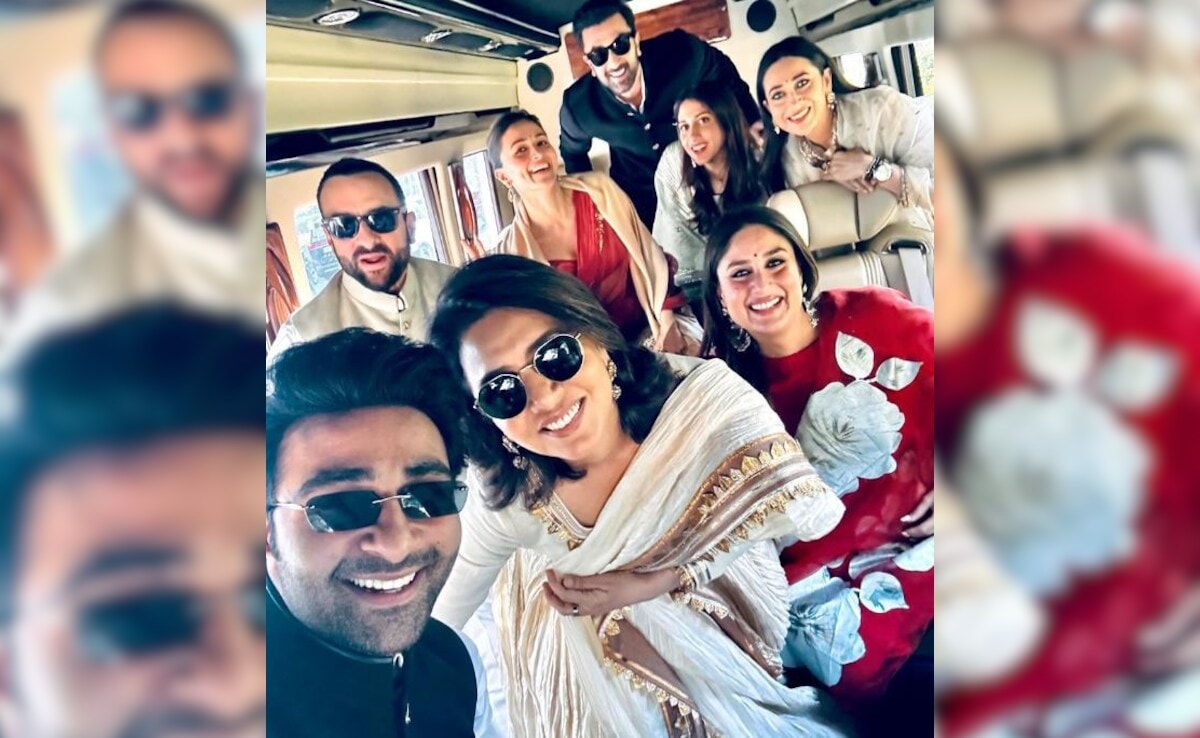 Alia Bhatt Shares Fun-Filled Pic Featuring Ranbir, Kareena, Karisma, Neetu Kapoor From Their Delhi Bus Ride. Fans Say, "Amazing Togetherness"