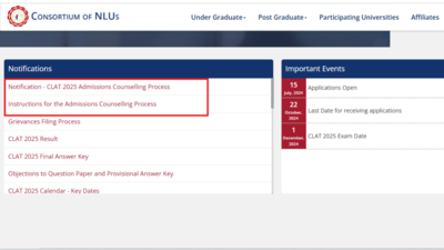 CLAT 2025: NLUs issues important notice regarding counselling process, check here