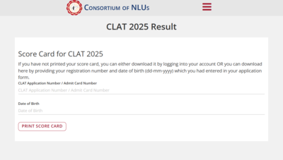 CLAT 2025 Results declared, direct link here: Final answer key drops 4 questions in UG paper, modifies 8 in PG paper