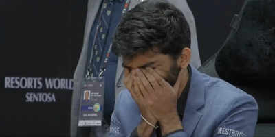 D Gukesh reduced to tears as he becomes the youngest World Chess champion - watch