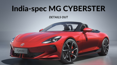 India-spec MG Cyberster details out: 77 kWh battery, 0-100 in 3.2 seconds!