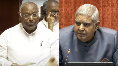 It's farmer son vs labourer's son as VP Dhankhar, Kharge clash