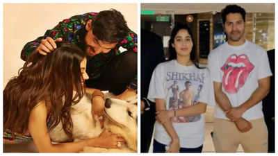 Janhvi Kapoor flaunts customised t-shirt featuring boyfriend Shikhar Pahariya's photos and name - See photos