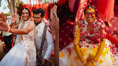 PV Sindhu's unique Haldi ceremony look: A stunning white lehenga that breaks stereotypes