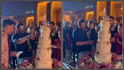 Salman Khan celebrates his 59th birthday with niece Ayat; cuts multi-tiered cake - WATCH video