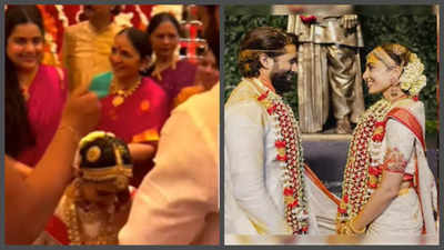 Sobhita Dhulipala touches Naga Chaitanya's feet in unseen wedding video; netizen asks, 'Are we living in 2024?'