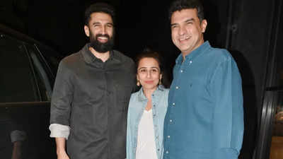 Aditya Roy Kapur, Vidya Balan and Siddharth Roy Kapur share heartwarming family moment in viral video