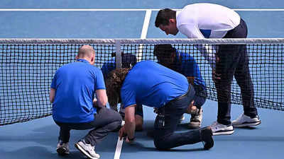 Australian Open 2025: Jannik Sinner's serve breaks the net and suspends play - Watch