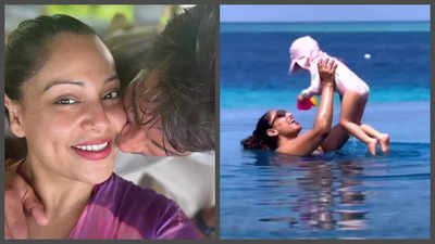 Bipasha Basu shares lovely photos with Karan Singh Grover and Devi as she celebrates her 46th birthday in Maldives - See inside