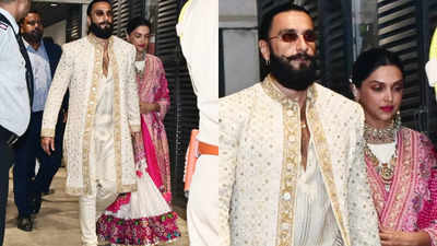 Deepika Padukone steals the show in Anarkali with patan patola at Ranveer Singh's family wedding