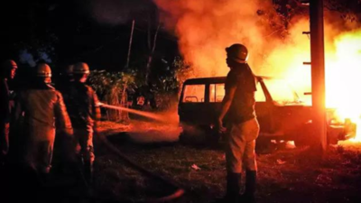 Fresh violence in Manipur as mob attacks SP office in Kangpokpi district