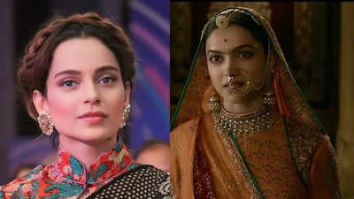 Kangana Ranaut says Deepika Padukone's role in 'Padmaavat' was irrelevant, she was offered it: 'Wo Sirf Taiyaar Hi Ho Rahi Hai’