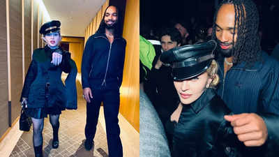 Madonna flaunts ring and sparks engagement rumours with soccer player Akeem Morris - PICS inside