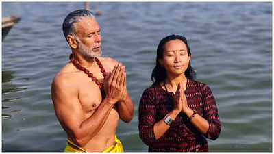 Milind Soman and Ankita Konwar embrace spirituality at Maha Kumbh Mela 2025: Couple takes a holy dip on Mauni Amavasya