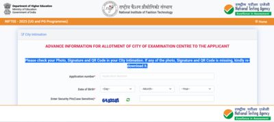 NIFTEE 2025 exam city intimation slip released: Direct link to download here