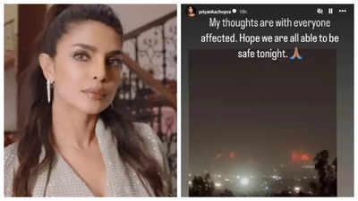 Priyanka Chopra shares video of Los Angeles wildfire from home; Adam Brody, Anthony Hopkin, Paris Hilton lose homes, Ben Affleck, Tom Hanks others flee area