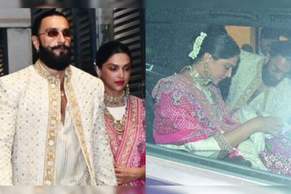 Ranveer Singh Helps Wife Deepika Padukone With Her Dress As She Gets Into The Car. Talk About Couple Goals