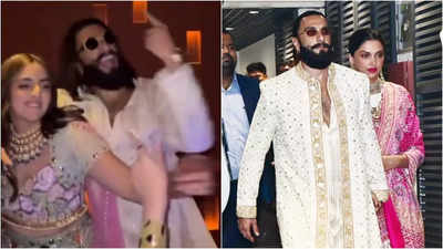 Ranveer Singh brings his signature energy to cousin’s wedding with Salman Khan's O Oh Jaane Jaana, Deepika Padukone cheers for the newlyweds