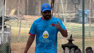 Rohit Sharma sweats it out ahead of the 'Hitman show' in Ranji Trophy - Watch