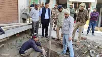 Sambhal admin starts excavating centuries-old well found near Mughal-era Shahi Jama Masjid