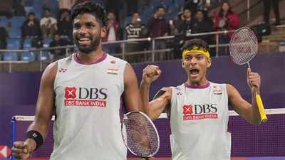 Satwiksairaj Rankireddy-Chirag Shetty in India Open semis; PV Sindhu, Kiran George bow out | Badminton News – The Times of India