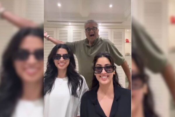 Watch: Janhvi And Khushi Kapoor Recreate Loveyapa Hook Step. A Cameo By Boney Kapoor