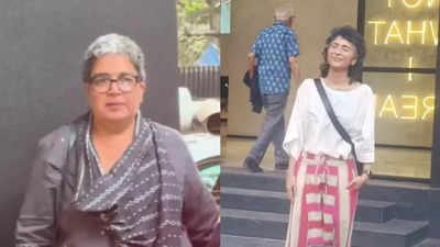 Aamir Khan's ex-wives Kiran Rao and Reena Dutta attend the special screening of Junaid Khan's 'Loveyapa'