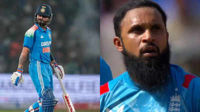 Adil Rashid dismisses Virat Kohli for record-equalling 11th time across formats