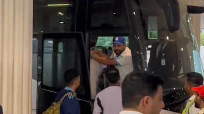 Did Rohit Sharma forget something, again? Video from Dubai arrival goes viral - WATCH