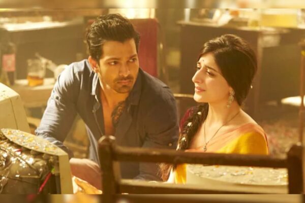 A still from Sanam Teri Kasam.