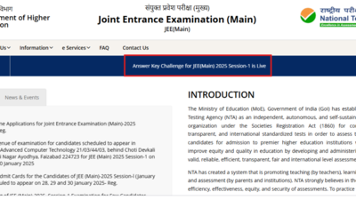 JEE Mains 2025 session 1 provisional answer key released, check details here