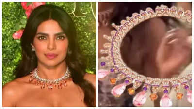 Priyanka Chopra stuns in a opulent Rs 12 crore necklace at brother Siddharth Chopra’s Mehendi with Neelam Upadhyaya – See inside