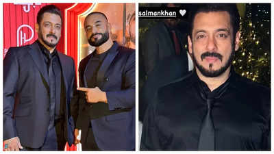 Salman Khan makes fans swoon as he suits up for an event in Dubai - Pics