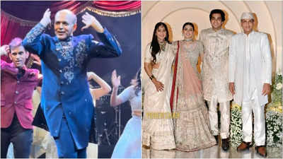 Ashutosh Gowariker shows off his dance moves as he performs Mitwa from Lagaan at son Konark Gowariker's wedding sangeet: Watch video