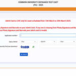 CUET PG 2025 admit card released for candidates appearing from March 21-25