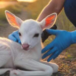 How a roadside discovery led to the rescue of a rare albino fawn in Texas