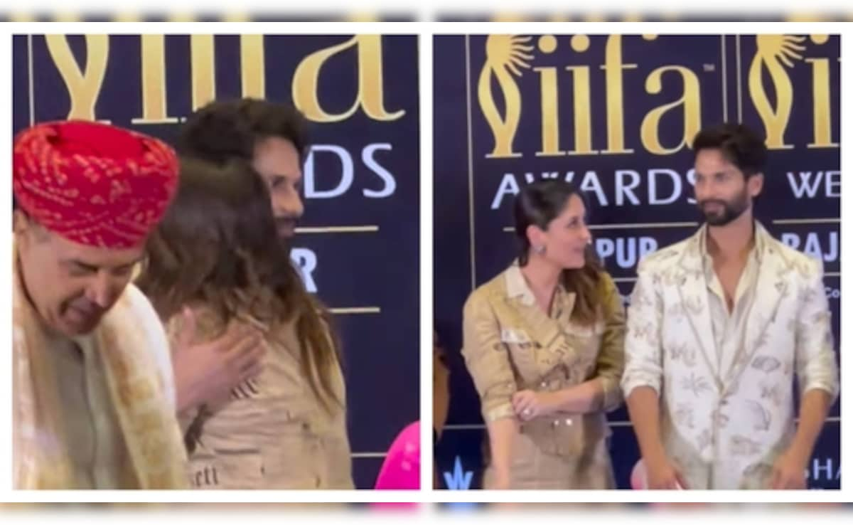 Jab They Met (Again): Exes Kareena Kapoor And Shahid Kapoor Share A Hug At IFFA 2025 Press Conference