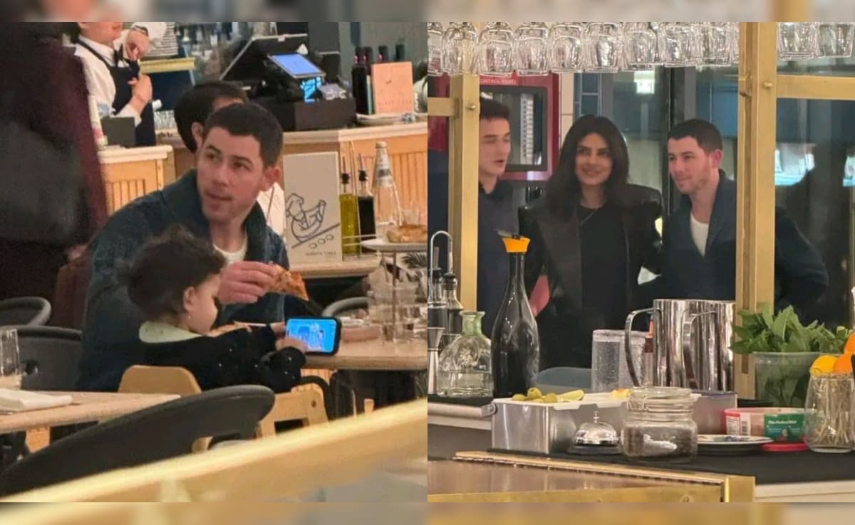 Priyanka Chopra Jonas And Nick Jonas Step Out For Dinner In New York; Daughter Malti Gets Busy With Her Phone