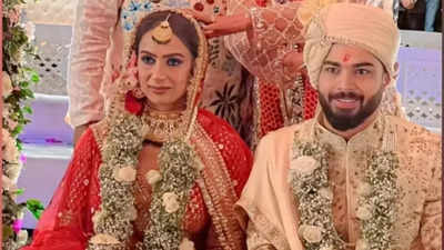 Sakshi weds Ankit: First picture of Rishabh Pant's sister's wedding proves the royal wedding was one stylish affair