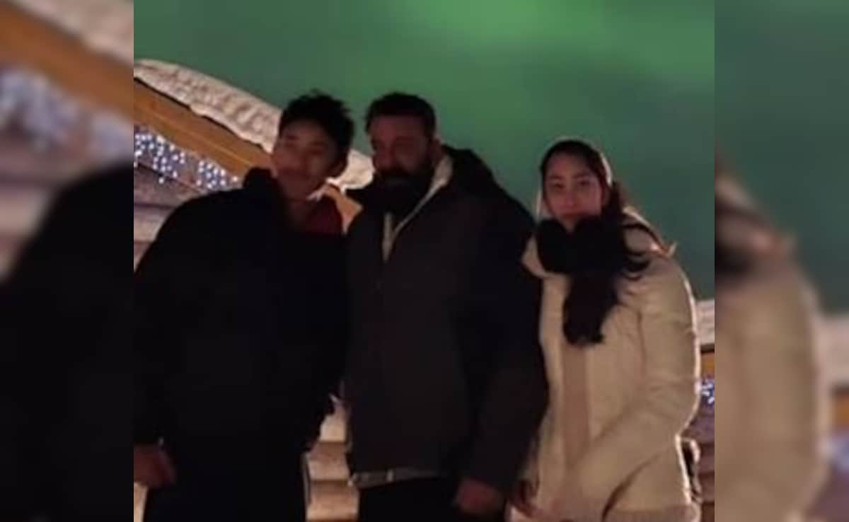 Sanjay Dutt's Holiday Famjam With Wife Maanyata And Children In Finland. See Pics