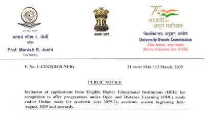 UGC invites applications from universities for approval of ODL, online courses for academic year 2025-26